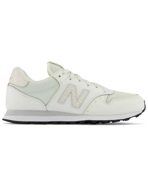 New Balance 500v1 Animal Print Trainers in White Lyst