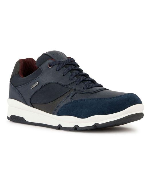 Geox Sandfor Abx Trainers in Blue for Men | Lyst