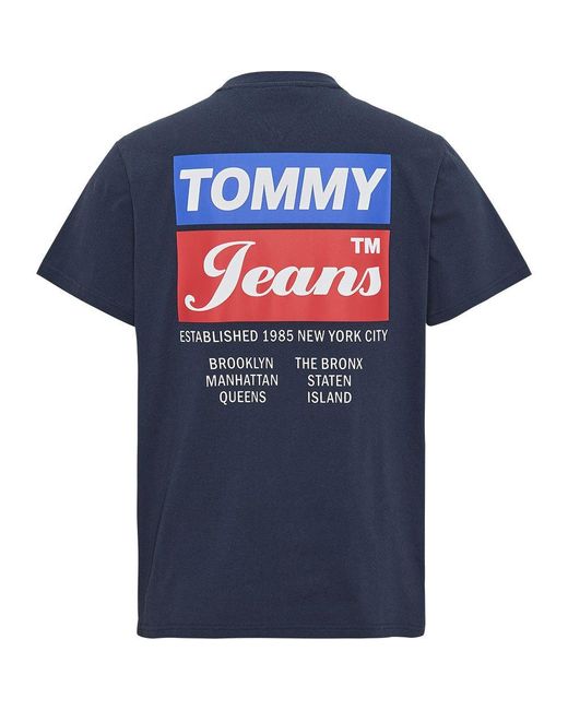 Tommy Hilfiger Cotton Modern Essentials Short Sleeve T-shirt in Twilight  Navy (Blue) for Men | Lyst