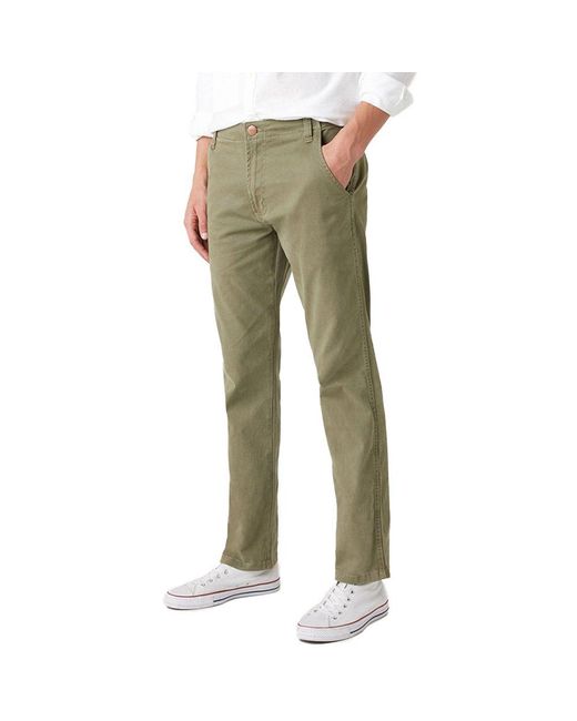 Wrangler Casey Chino Pants in Green for Men | Lyst