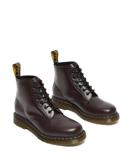 Dr. Martens 101 Ys Boots in Red for Men | Lyst