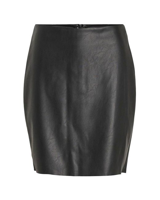 Vila Dagmar Short Skirt in Black | Lyst