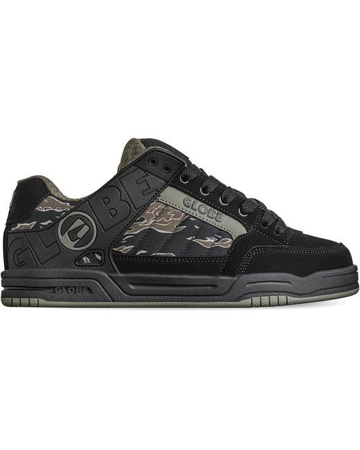 Globe Synthetic Tilt Trainers in Black / Tiger Camo (Black) for Men - Lyst