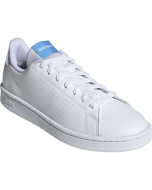 adidas Advantage Trainers in White | Lyst