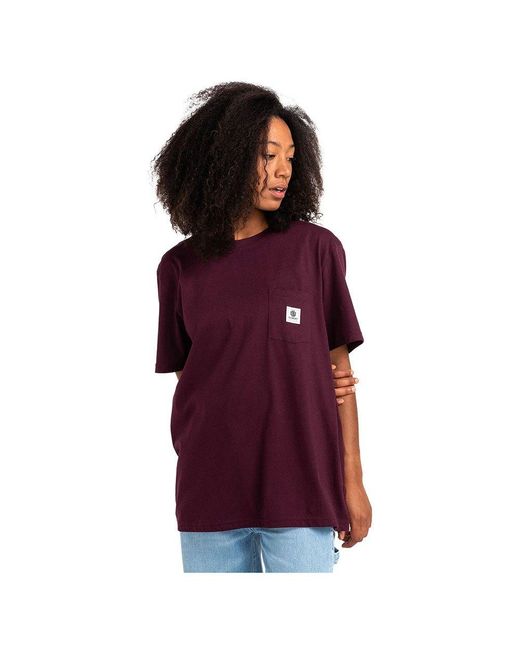 Basic Pocket Label Short Sleeve T-shirt 