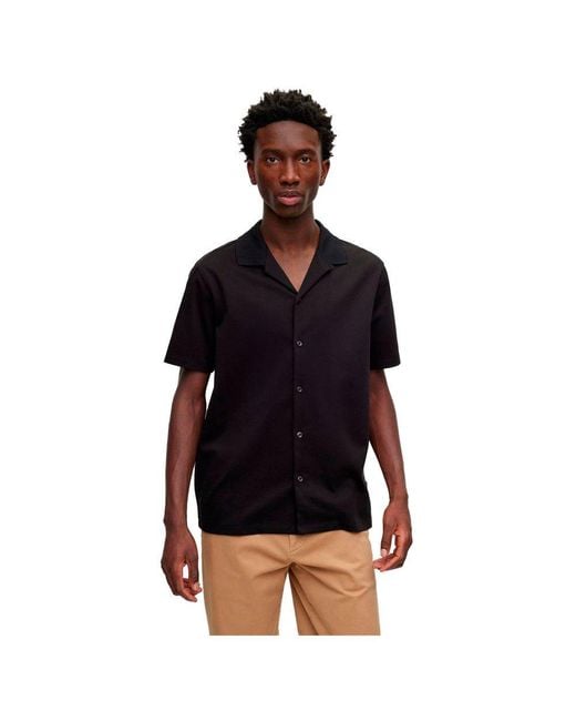 Hugo boss black short hotsell sleeve shirt
