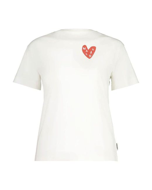 Maloja Aloja Triglav Short Sleeve T-shirt Woan in White | Lyst