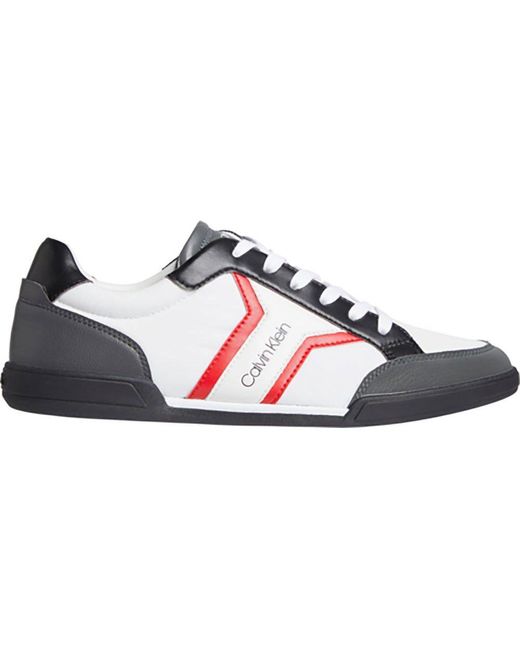 Sandals CALVIN KLEIN - Low Top Lace Up W/Zip HM0HM00311 Triple White 0K4 -  Sneakers - Low shoes - Men's shoes | efootwear.eu