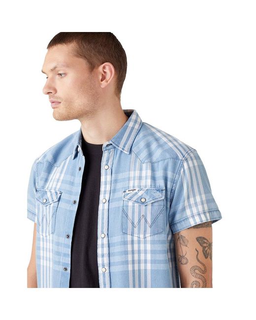 Wrangler Fleece Western Short Sleeve 