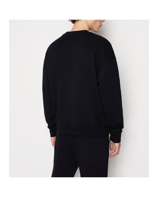 Armani Exchange 6rzmam_zj9kz Sweatshirt Man in Black for Men | Lyst