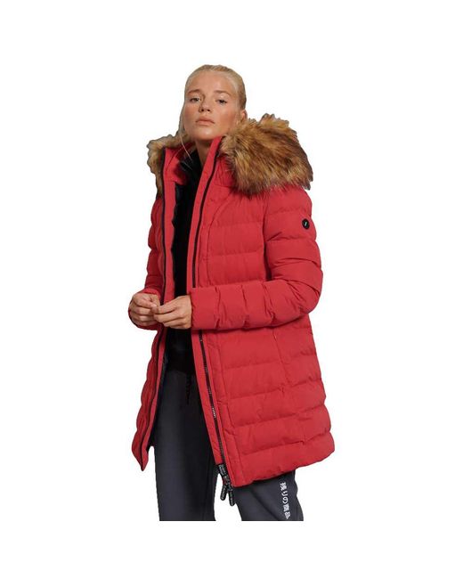 arctic tall puffer coat superdry