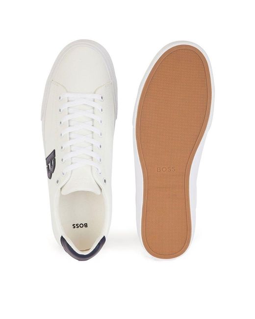 hugo boss leather trainers