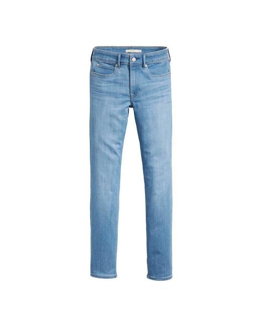 Levi's 712 Slim Fit Regular Waist Jeans / in Blue | Lyst