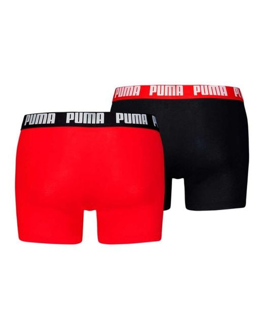 PUMA Pua Everyday Baic Boxer 2 Unit An in Red for Men