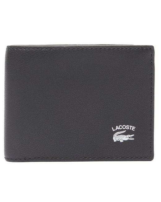 Lacoste Leather Nh4014pn Wallet in Black for Men Lyst