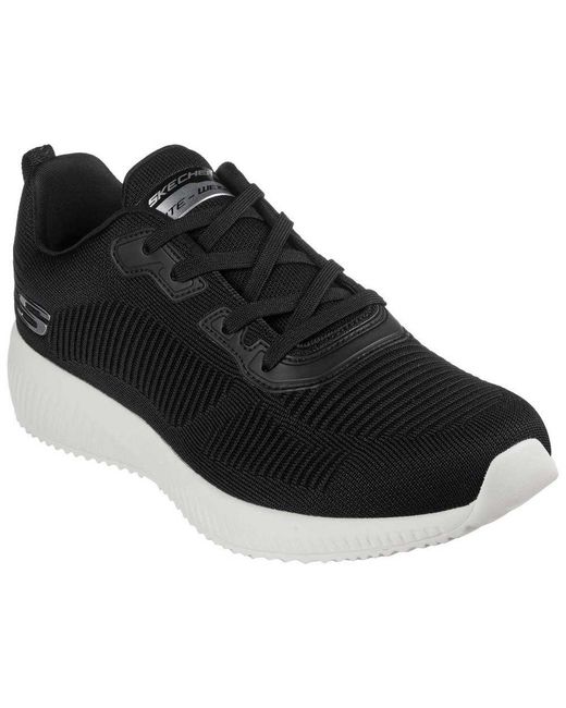Skechers Synthetic Squad 232290 Trainers in Black / White (Black) for ...