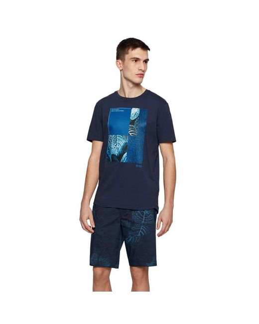 navy blue hugo boss t shirt