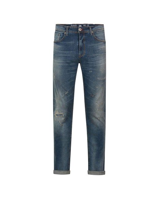 Petrol Industries Russel Regular Tapered Fit Jeans in Blue for Men | Lyst