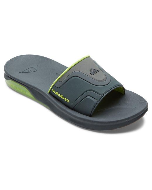 Quiksilver Mathodic Recovery Slide Sandals in Gray for Men Lyst