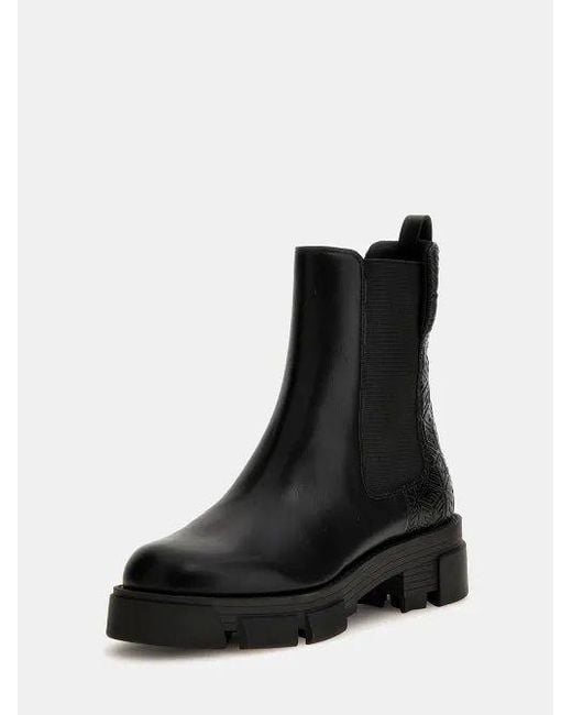 Guess Black Tronchetto E Stivaletto Donna Fl7M3D Ele10 Madla3