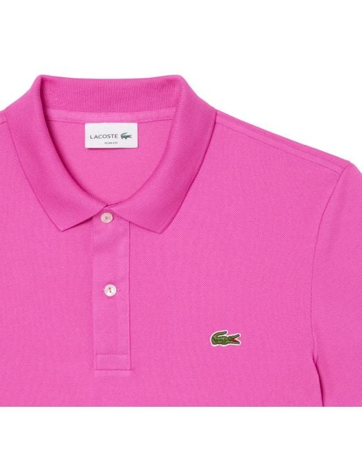 Lacoste Pink T-Shirts And Polos for men