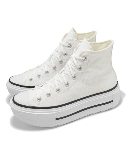 Converse White Damen Sneaker A12976C Ct Lft Duble Stack Hi