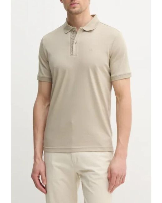 Polo Liquido Tacto Cuello Polo Calvin Klein de hombre de color Natural