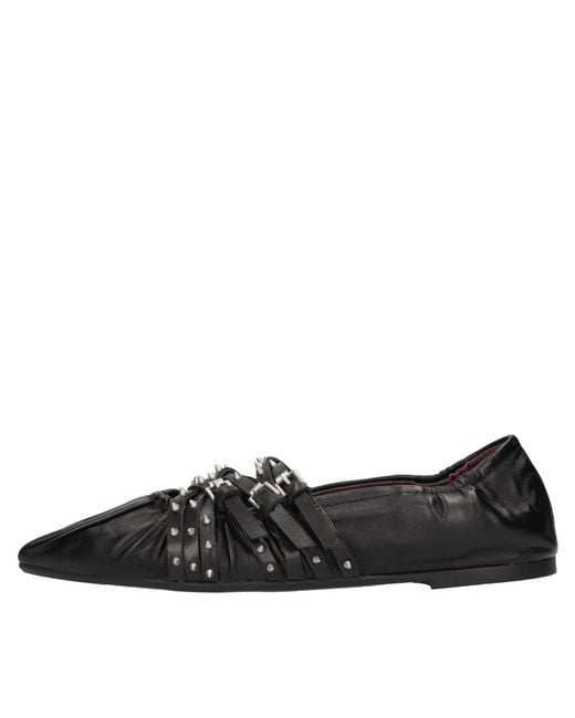 Ash Black Flat Shoes