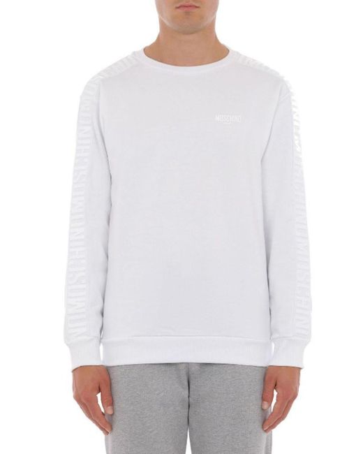 Moschino Sweatshirt Fur Manner in White für Herren