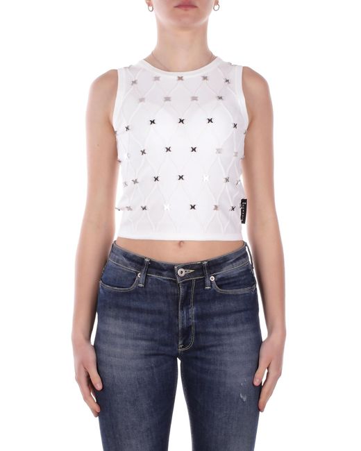 Top John Richmond de color Blue