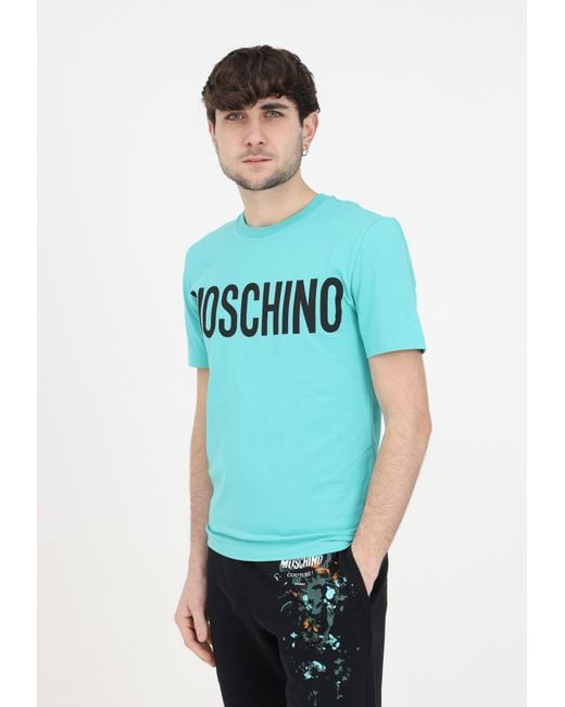 Moschino Blue T-Shirts And Polos for men