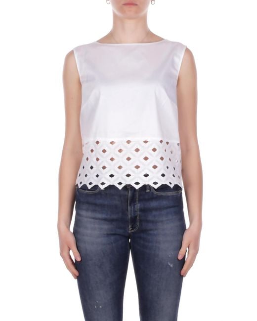 Blanco Optico Superior Max Mara de color Blue