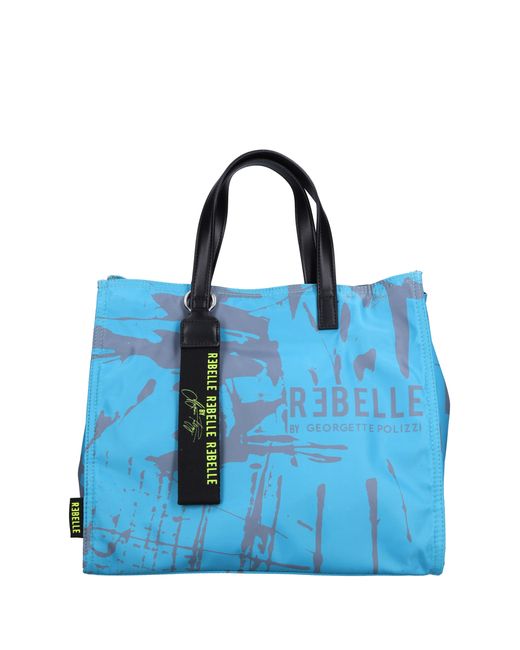 Rebelle Blue Bags. Clear