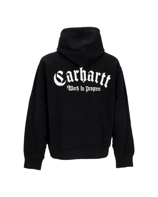 Sweat-Shirt A Capuche Pour Hommes Only Script Noir/Blanc Carhartt pour homme en coloris Blue
