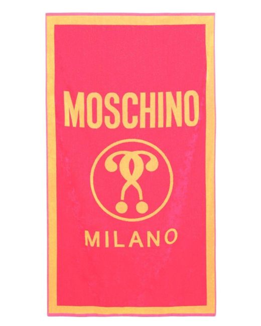 Moschino Mann Strandtuch in Pink für Herren