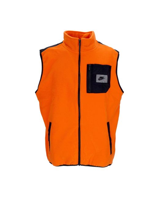 Nike Orange Waistcoats for men