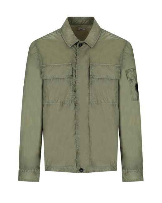 C P Company Green Cs Ii Agave Overshirt for men