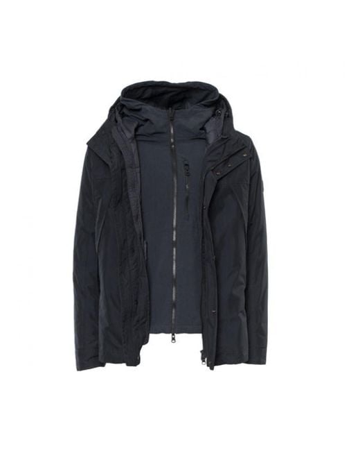 Chaqueta Hombre Bajo R62194 Yht2M Tres En Uno Refrigue de hombre de color Blue