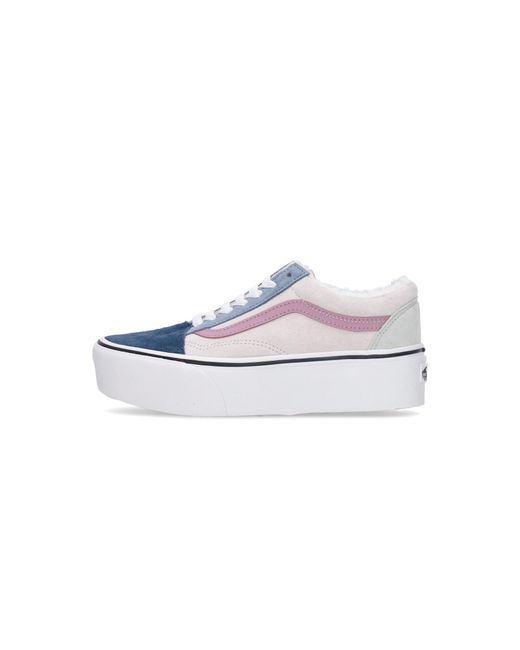 Vans Old Skool Stackform Lage Damesschoen in het White