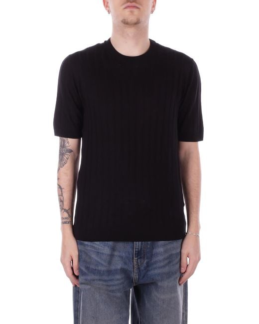 Tagliatore Black Sweaters for men