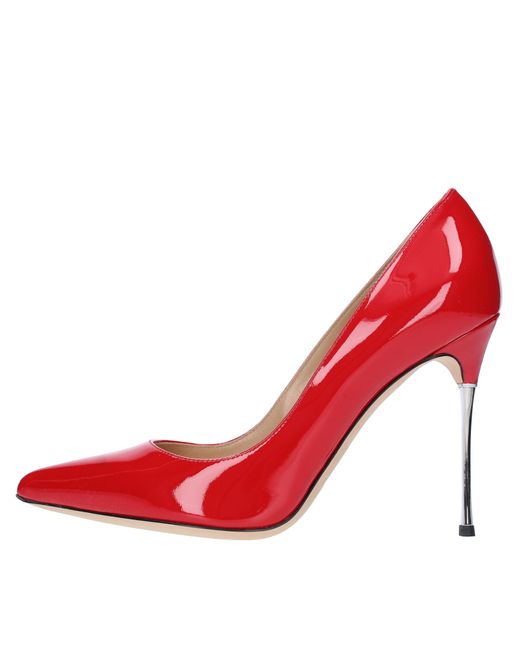 Sergio Rossi Red Rote Hochhackige Schuhe