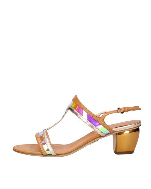 Rodo Pink Sandals Leather