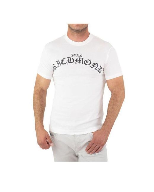 John Richmond John Richmond Herren T-Shirt in White für Herren