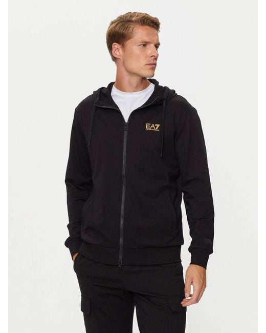 Sudadera Deporte Hombre 8Npm33 Pjvrz 0208 Negro EA7 de hombre de color Blue