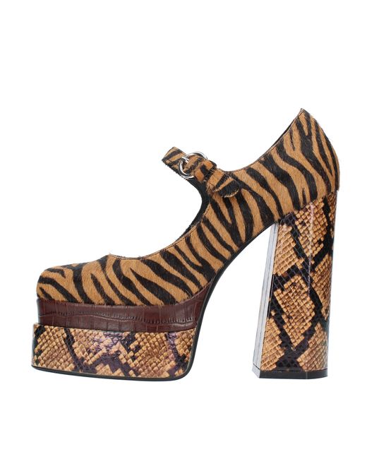 Jeffrey Campbell Brown With Heel Multicolour