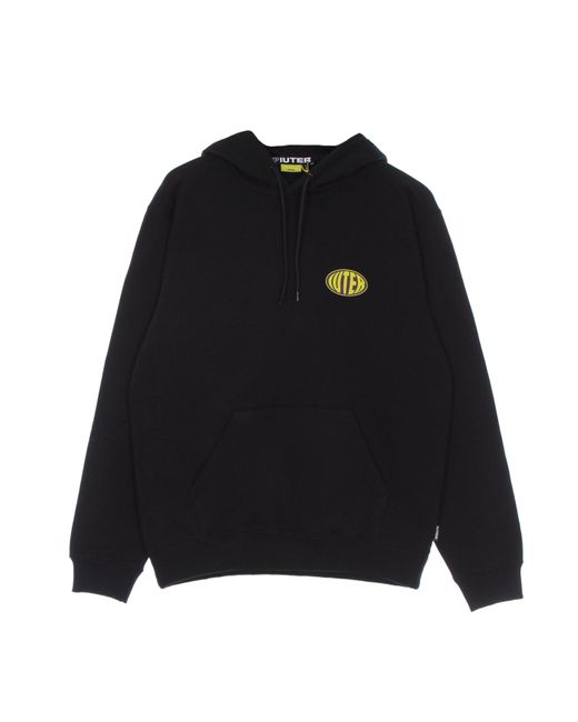 Iuter Black Hungry Hoodie for men