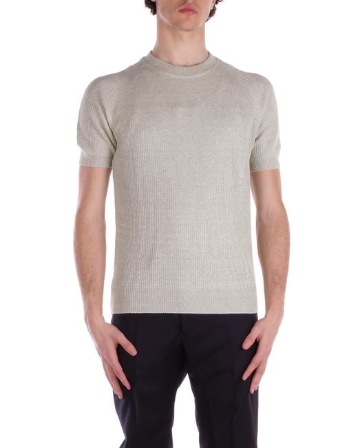 Tagliatore Gray Sweaters for men