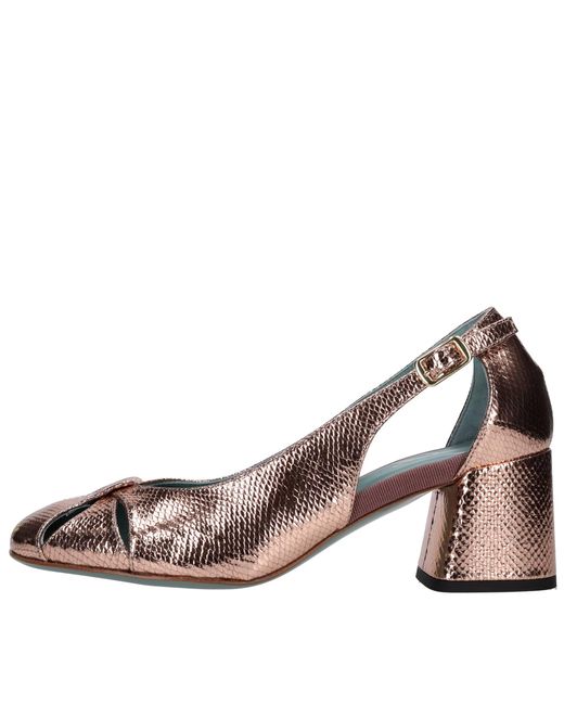 Paola D'arcano Brown With Heel Golden