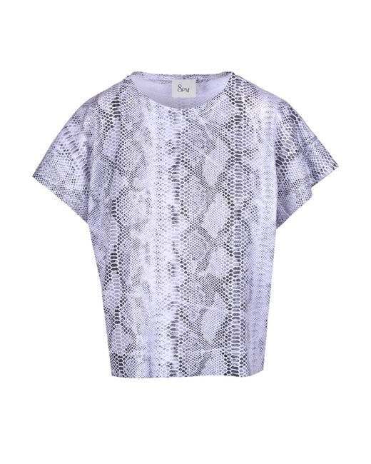 Camiseta 8pm de color Purple