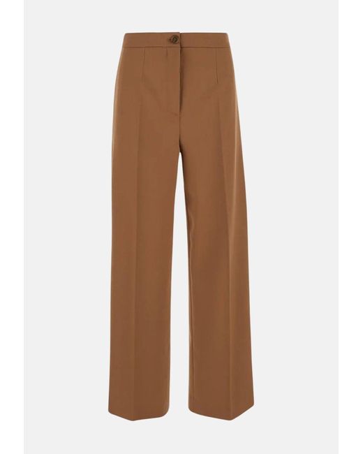 Pantalons Pour Femmes Erika Cavallini Semi Couture en coloris Brown